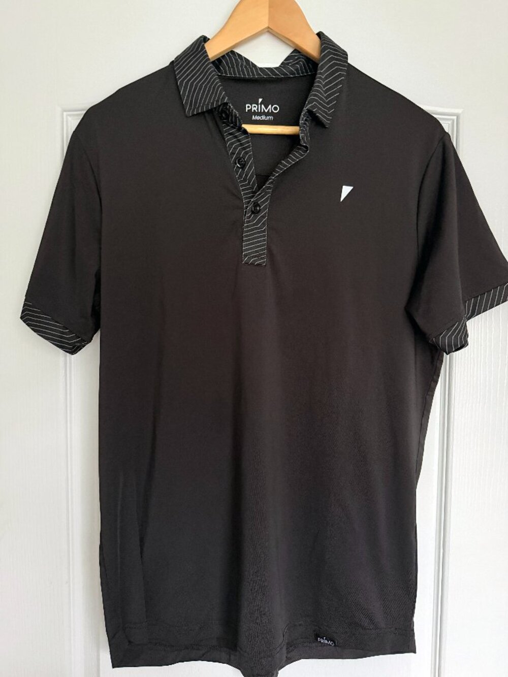 Primo Golf Black Short-Sleeve Polo Shirt – Men’s M